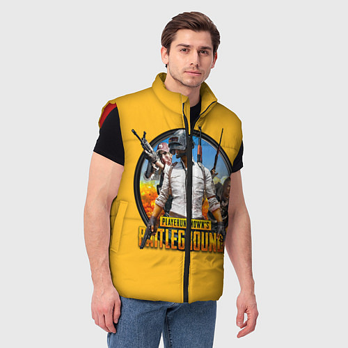 Мужской жилет PUBG / 3D-Красный – фото 3
