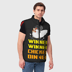 Мужской жилет Winner Chicken Dinner, цвет: 3D-красный — фото 2