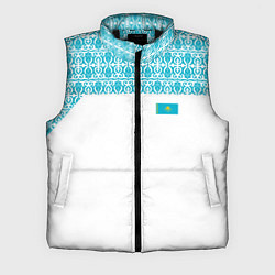 Мужской жилет Казахстан Форма, цвет: 3D-черный