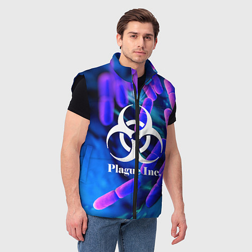 Мужской жилет PLAGUE INC / 3D-Черный – фото 3