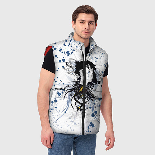 Мужской жилет Призрак в доспехах / 3D-Красный – фото 3