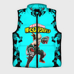 Мужской жилет MY HERO ACADEMIA на синем, цвет: 3D-светло-серый