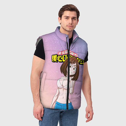 Мужской жилет MY HERO ACADEMIA / 3D-Светло-серый – фото 3