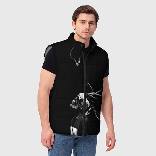 Мужской жилет Suicide Boys / 3D-Светло-серый – фото 3