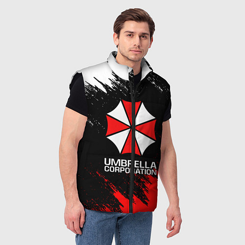 Мужской жилет UMBRELLA CORP / 3D-Черный – фото 3