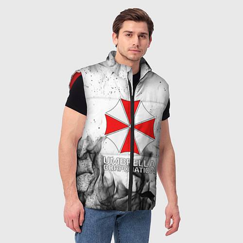 Мужской жилет UMBRELLA CORP / 3D-Красный – фото 3