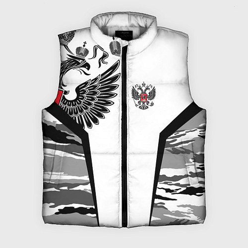 Мужской жилет Камуфляж Россия / 3D-Светло-серый – фото 1