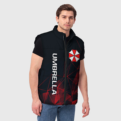 Мужской жилет UMBRELLA CORP / 3D-Черный – фото 3