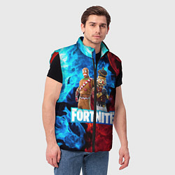 Мужской жилет Фортнайт, цвет: 3D-красный — фото 2
