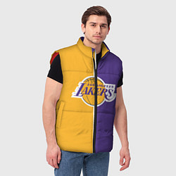 Мужской жилет LA LAKERS, цвет: 3D-красный — фото 2