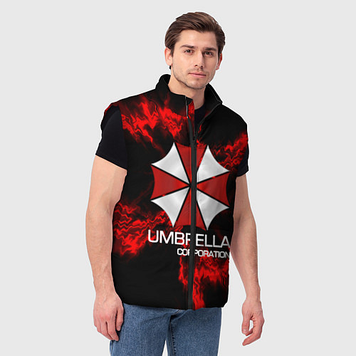 Мужской жилет UMBRELLA CORP / 3D-Черный – фото 3
