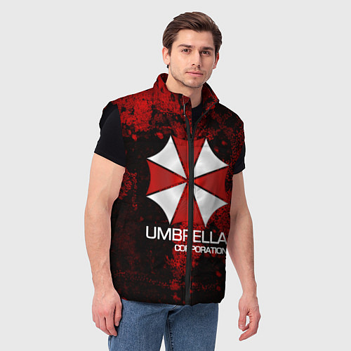 Мужской жилет UMBRELLA CORP / 3D-Черный – фото 3