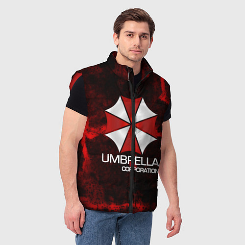 Мужской жилет UMBRELLA CORP / 3D-Красный – фото 3