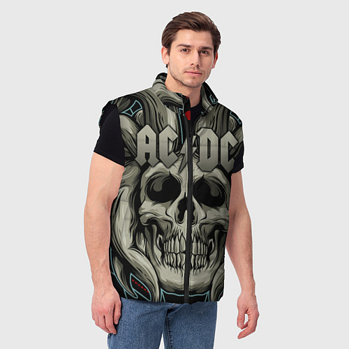 Мужской жилет ACDC / 3D-Черный – фото 3