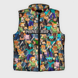 Мужской жилет MINECRAFT ПЕРСОНАЖИ, цвет: 3D-красный