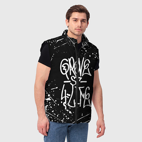 Мужской жилет GROVE STREET GTA / 3D-Черный – фото 3