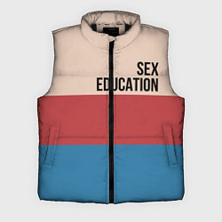 Мужской жилет Половое воспитание, цвет: 3D-черный