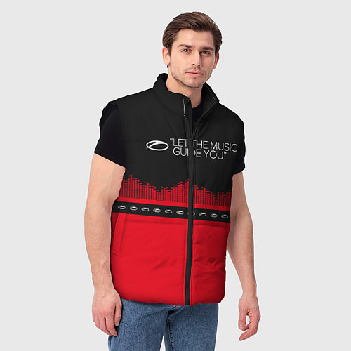 Мужской жилет ASOT Let The Music Guide You / 3D-Черный – фото 3