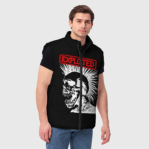 Мужской жилет The Exploited / 3D-Черный – фото 3