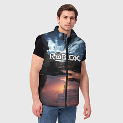Мужской жилет ROBLOX, цвет: 3D-черный — фото 2