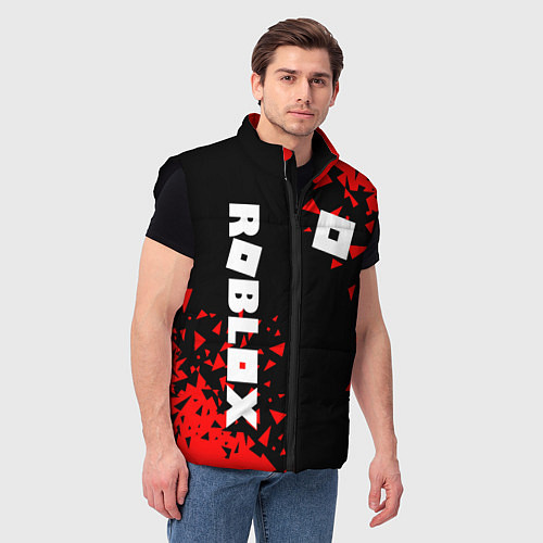 Мужской жилет ROBLOX / 3D-Черный – фото 3