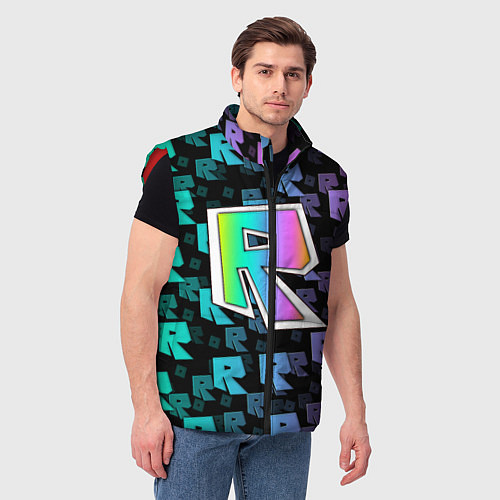 Мужской жилет ROBLOX / 3D-Красный – фото 3