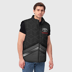 Мужской жилет TOYOTA, цвет: 3D-черный — фото 2