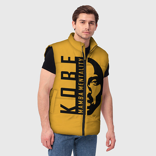 Мужской жилет Kobe Mamba mentality / 3D-Черный – фото 3
