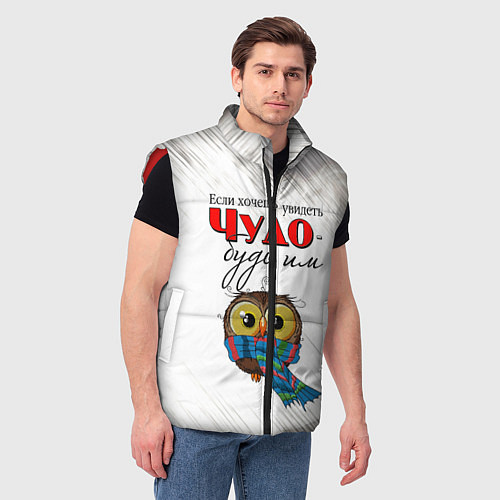 Мужской жилет Чудо / 3D-Красный – фото 3