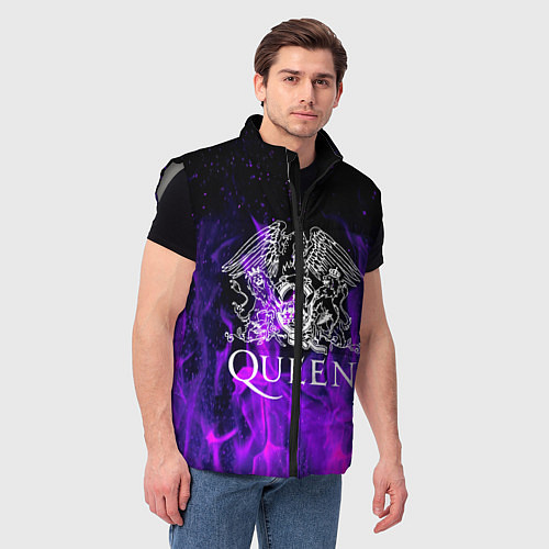 Мужской жилет QUEEN / 3D-Светло-серый – фото 3