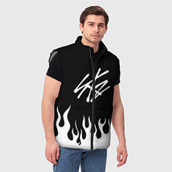 Мужской жилет Stray Kids, цвет: 3D-светло-серый — фото 2