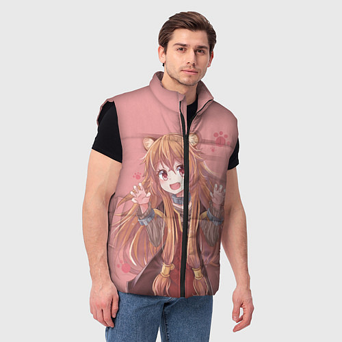 Мужской жилет Raphtalia / 3D-Черный – фото 3