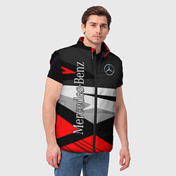 Мужской жилет Mercedes-Benz, цвет: 3D-черный — фото 2