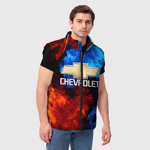 Мужской жилет CHEVROLET / 3D-Черный – фото 3