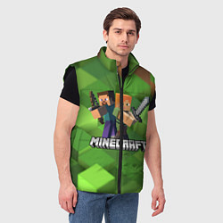 Мужской жилет MINECRAFT, цвет: 3D-черный — фото 2