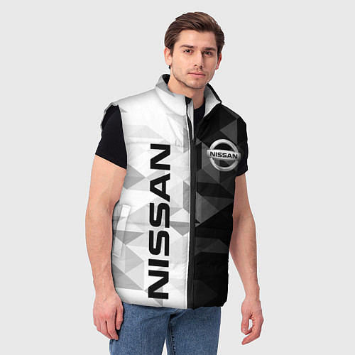 Мужской жилет NISSAN / 3D-Черный – фото 3