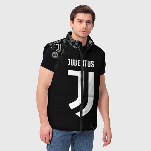 Мужской жилет JUVENTUS / 3D-Черный – фото 3