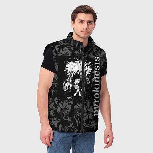 Мужской жилет Pyrokinesis / 3D-Черный – фото 3