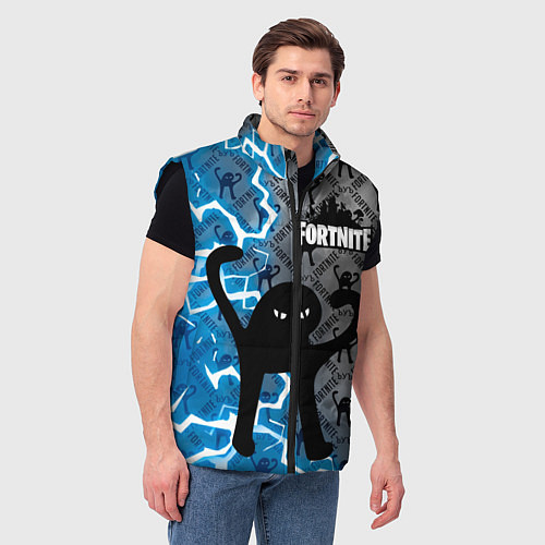 Мужской жилет ЪУЪ FORTNITE / 3D-Черный – фото 3