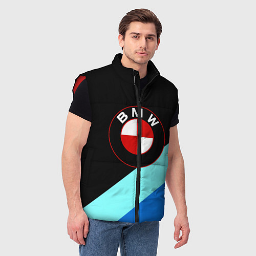Мужской жилет BMW / 3D-Красный – фото 3