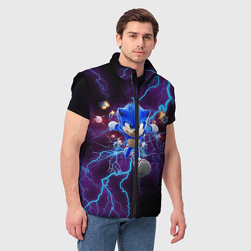 Мужской жилет SONIC / 3D-Черный – фото 3