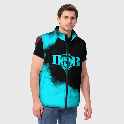Мужской жилет Пограничные Войска / 3D-Красный – фото 3