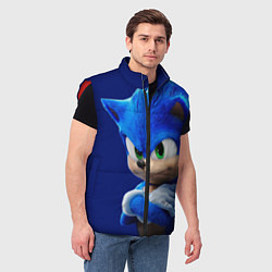 Мужской жилет SONIC, цвет: 3D-красный — фото 2