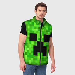 Мужской жилет MINECRAFT, цвет: 3D-черный — фото 2