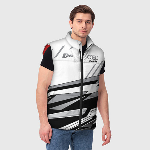Мужской жилет Audi RS / 3D-Красный – фото 3