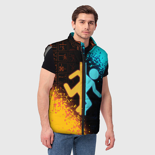 Мужской жилет PORTAL / 3D-Светло-серый – фото 3