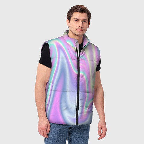 Мужской жилет Vaporwave / 3D-Черный – фото 3
