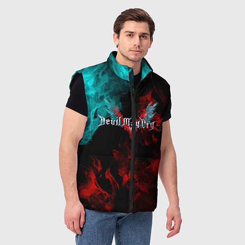 Мужской жилет DEVIL MAY CRY / 3D-Черный – фото 3