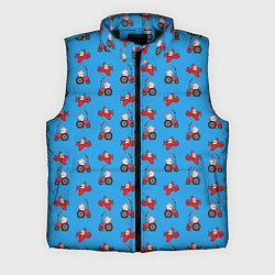 Мужской жилет Поросенок Пётр, цвет: 3D-черный