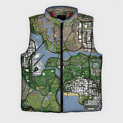 Мужской жилет San andreas, цвет: 3D-красный